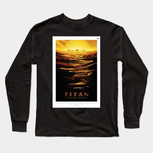 Titan - Saturn's Moon Long Sleeve T-Shirt